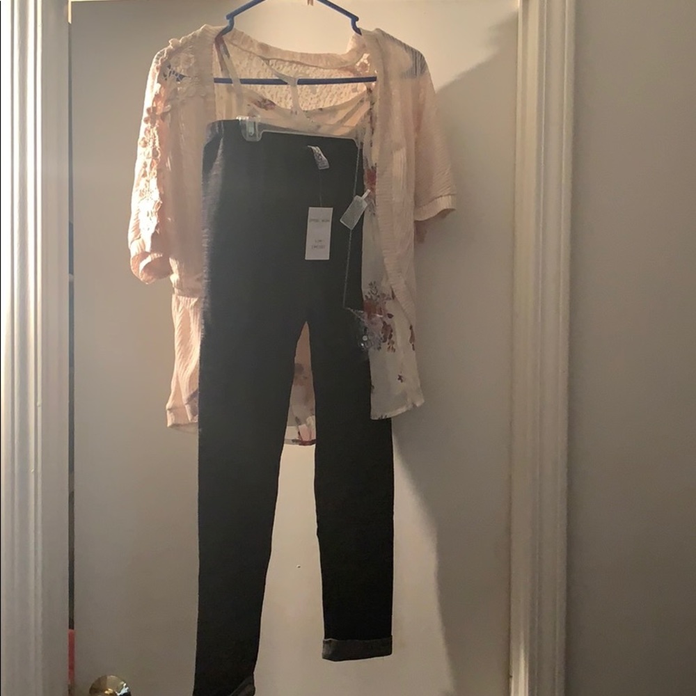 Blouse with leggings